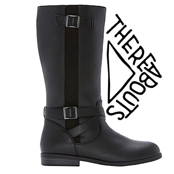 Thereabouts Other - J.C.Penny’s THEREABOUTS Remi Flat Heel KneeHigh Riding Boots Side Zip Girl’s Sz4